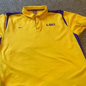 Mens LSU polo shirt